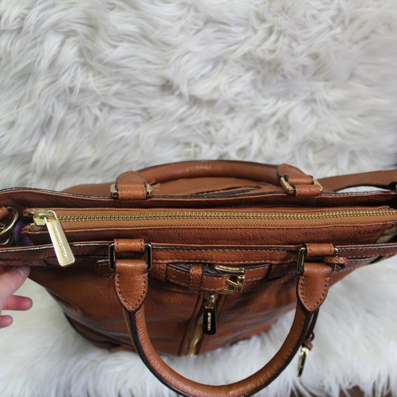 Michael Kors Brown Leather Bucket Bag - Picture 3 of 5